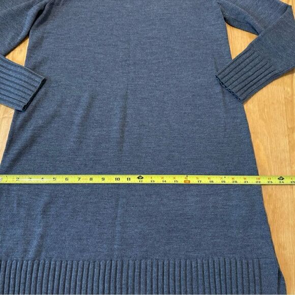 NWT Eileen Fisher Ash Extra Fine Merino Regenerative Wool Turtleneck Dress SZ XS - Picture 7 of 12